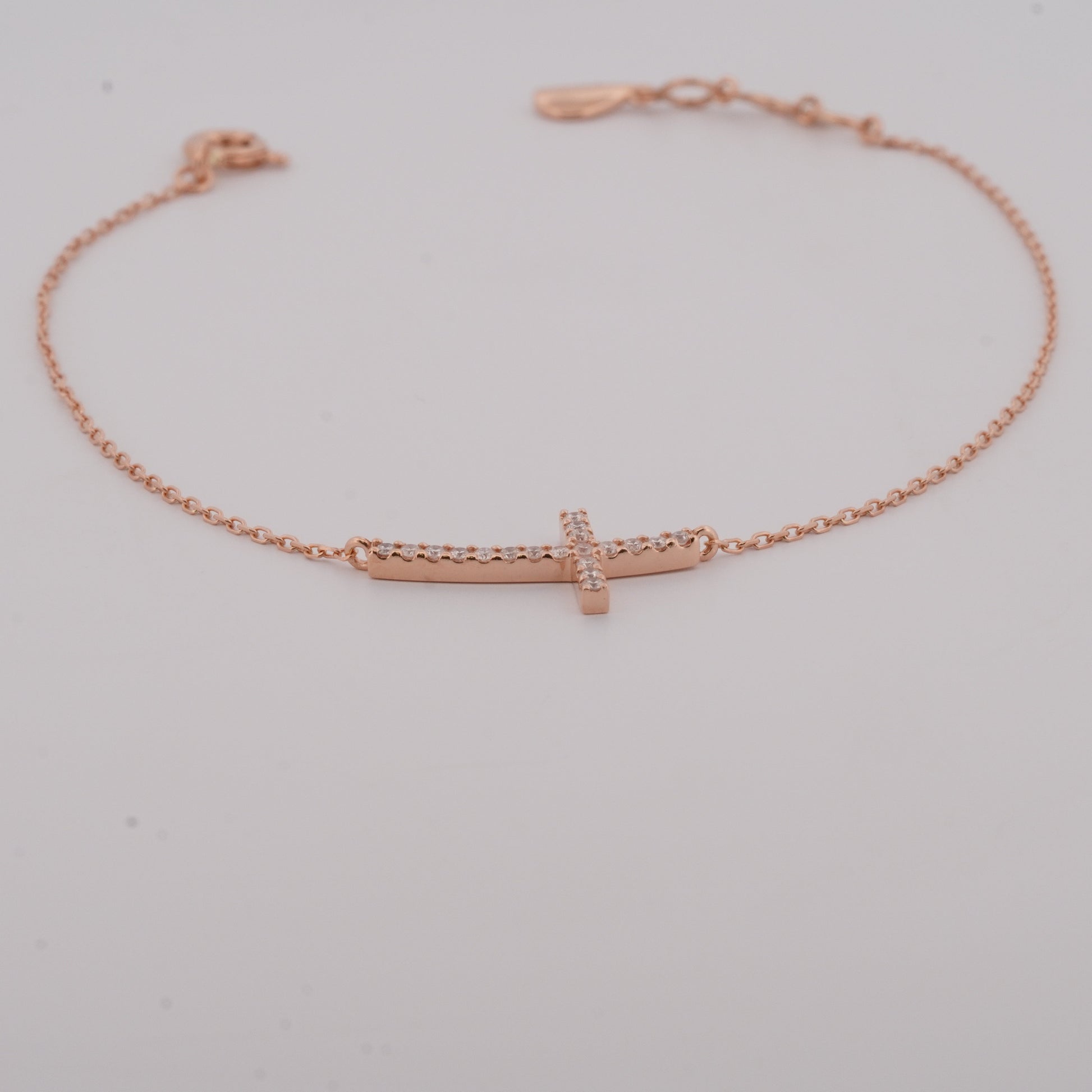 The Diamond Cross Bracelet