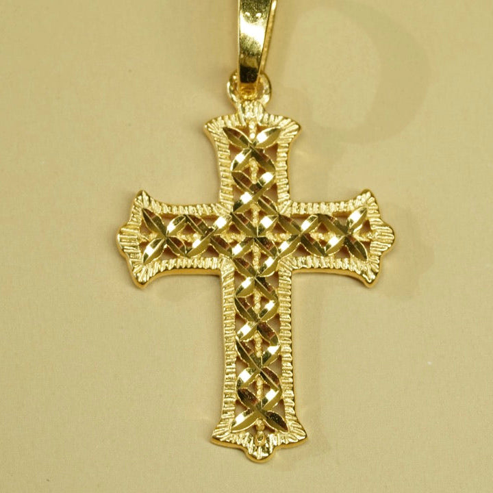 The Diamond Cut Cross Pendant