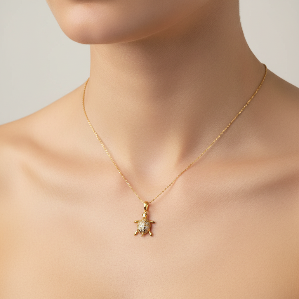 The Marina Turtle Pendant
