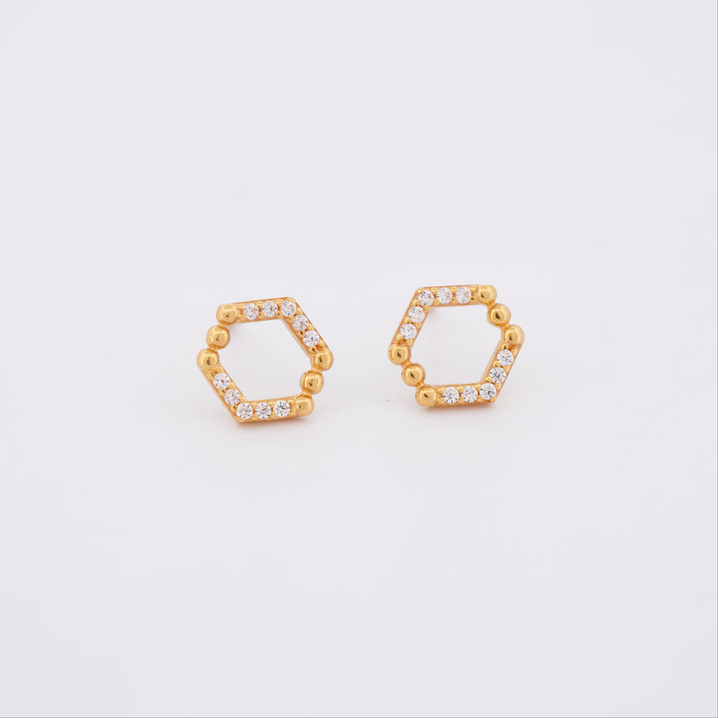The Hexagon Earrings