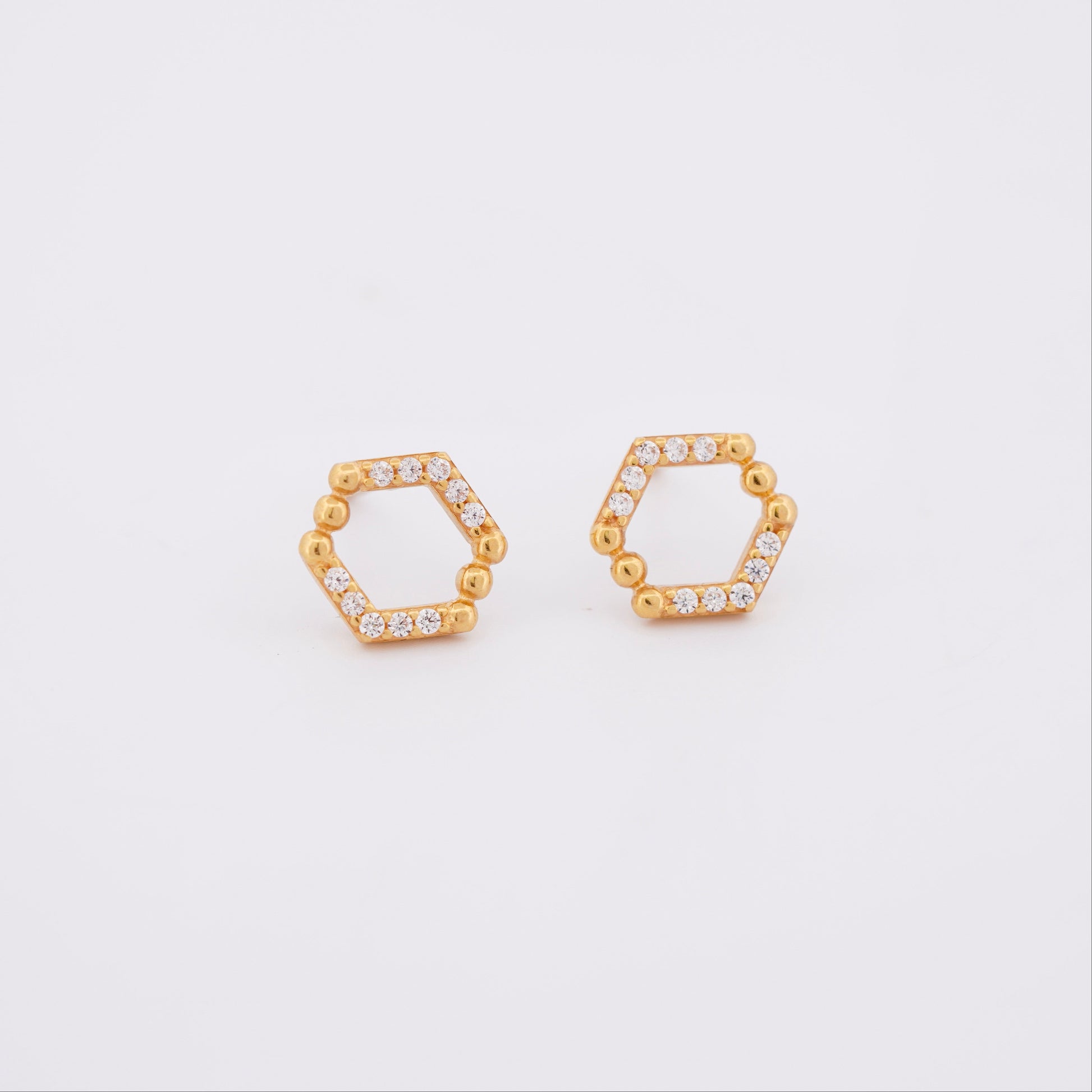 The Hexagon Earrings