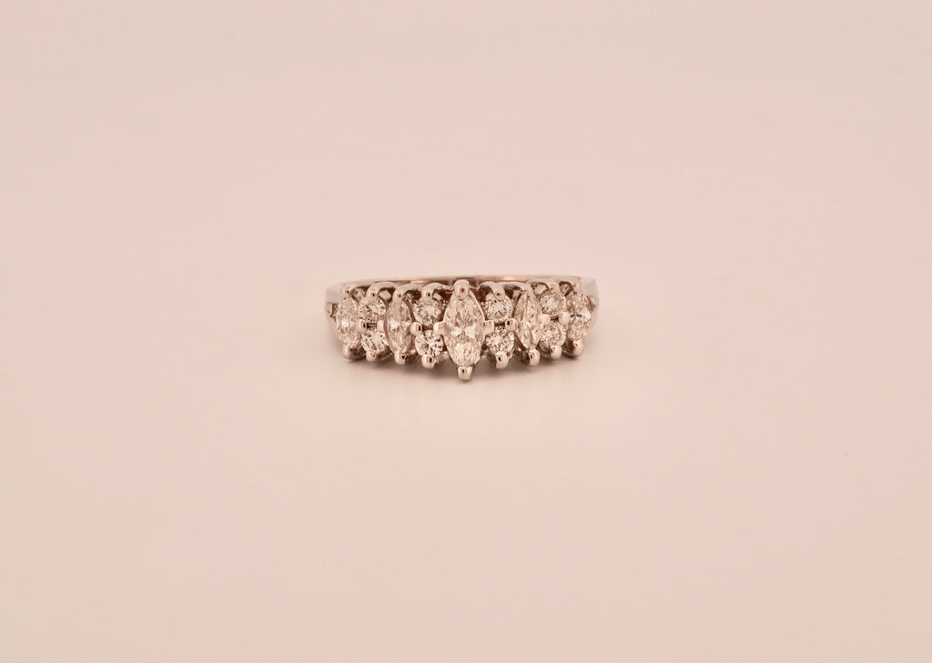Marquise Diamond Band