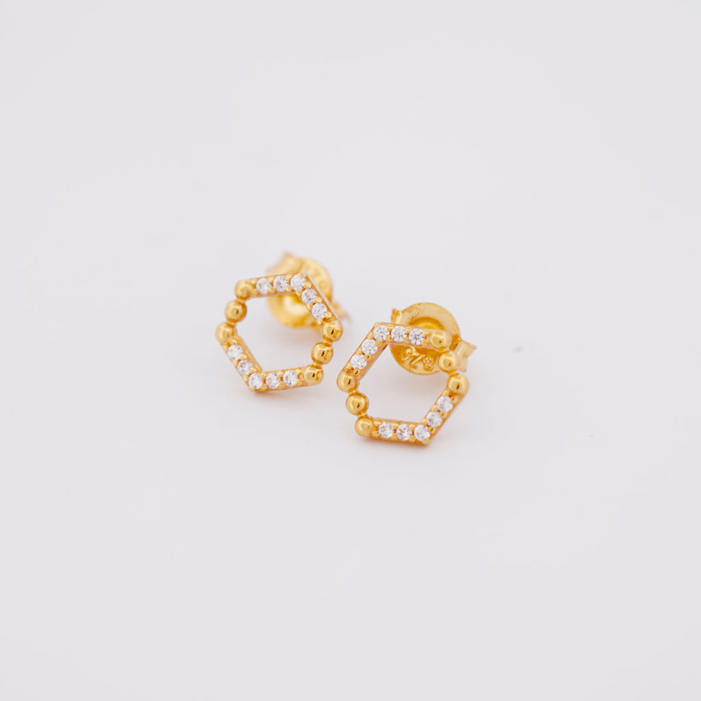 The Hexagon Earrings