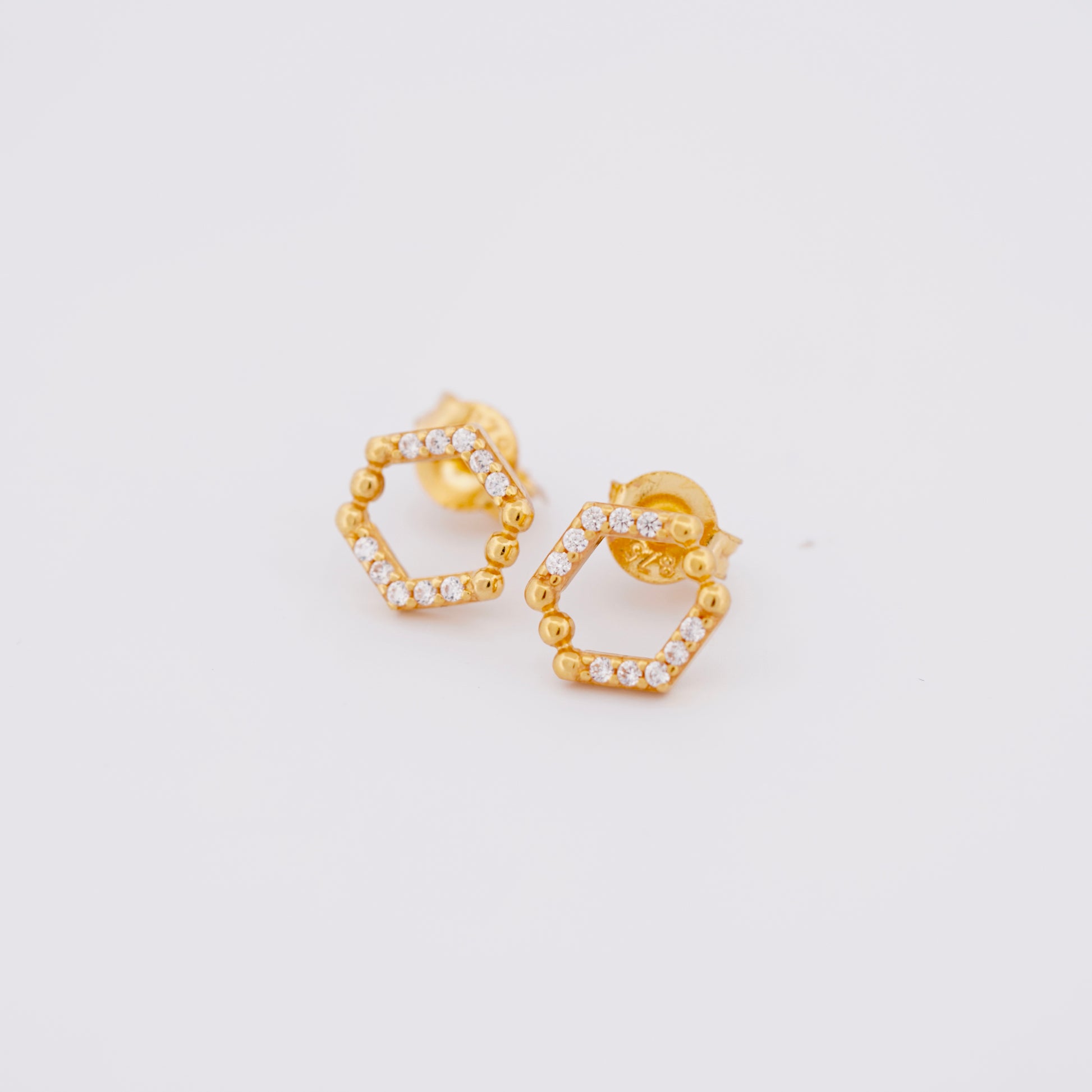 The Hexagon Earrings