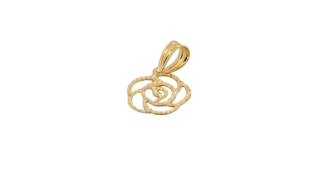 Rose Outline Pendant