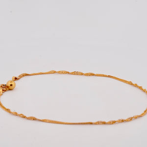 The Twisted Chain Anklet