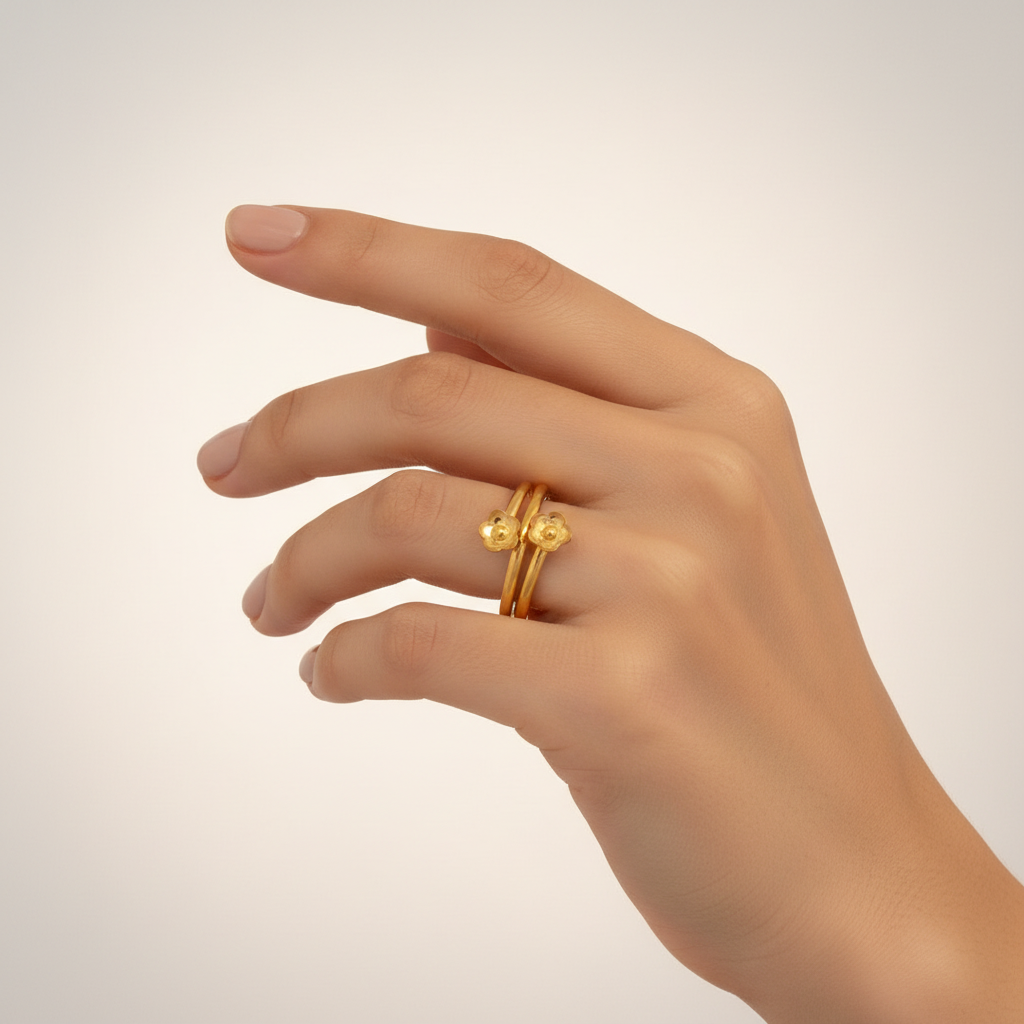 The Fleurette Twirl Ring