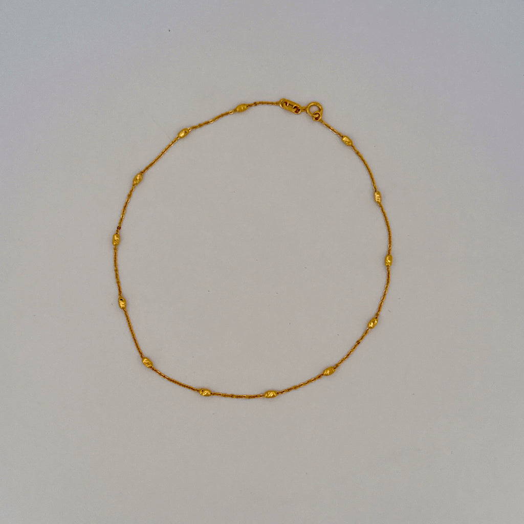 The Solis Bead Anklet