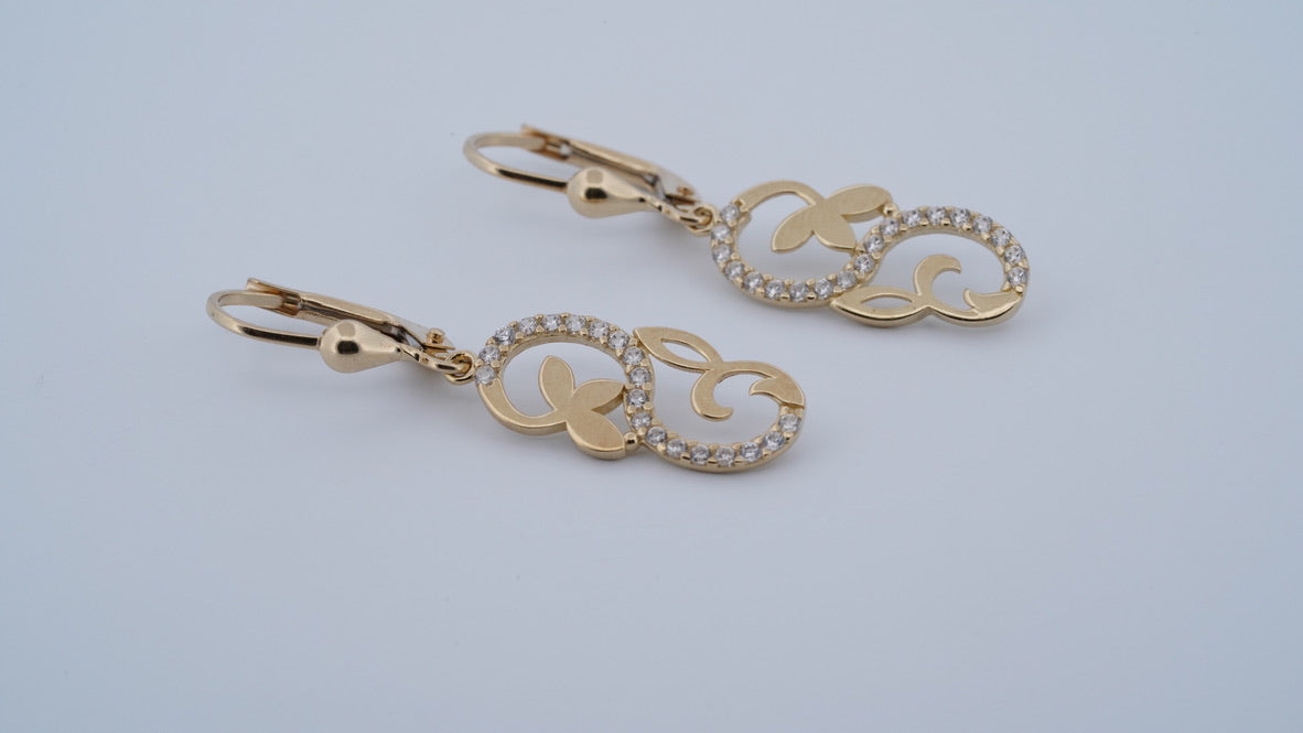 Floral Drop Earrings