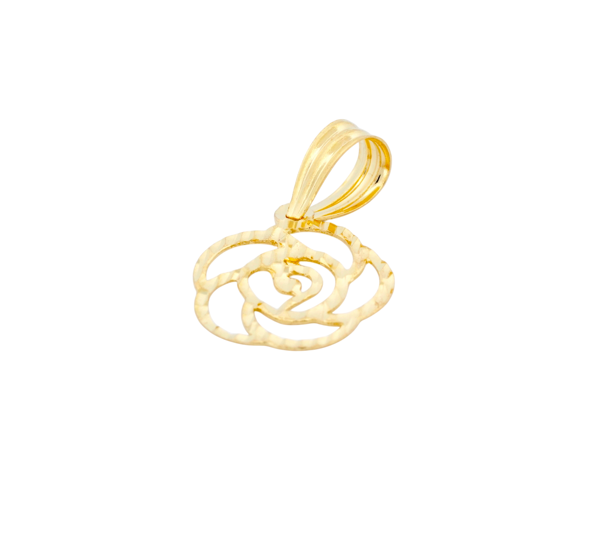 Rose Outline Pendant