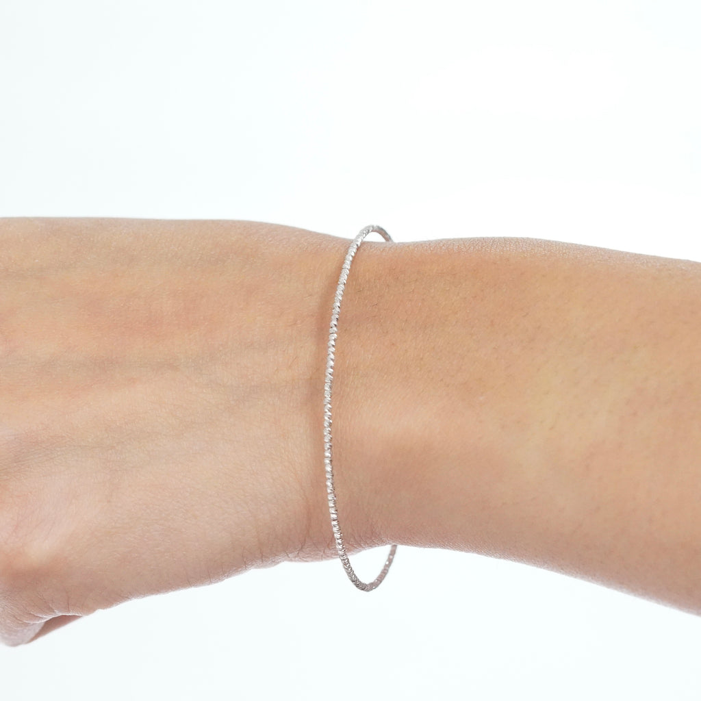 The Diamond Cut Bead Bracelet