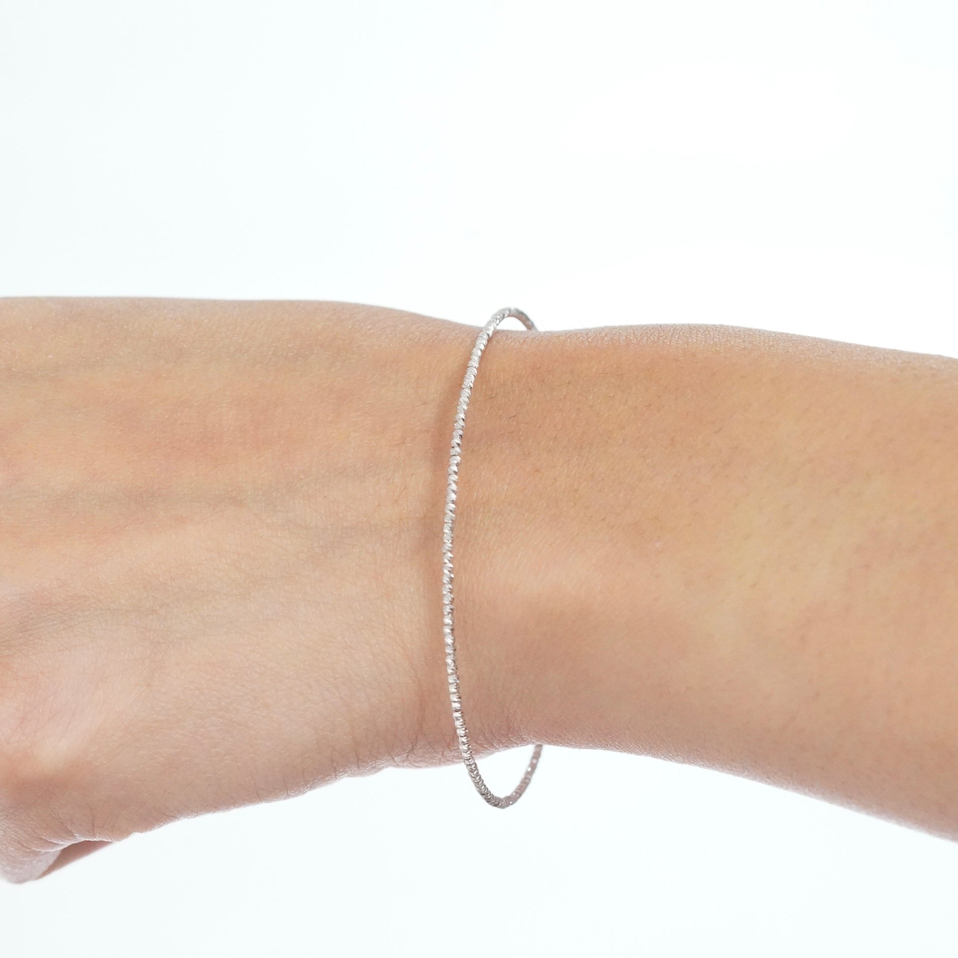 The Diamond Cut Bead Bracelet