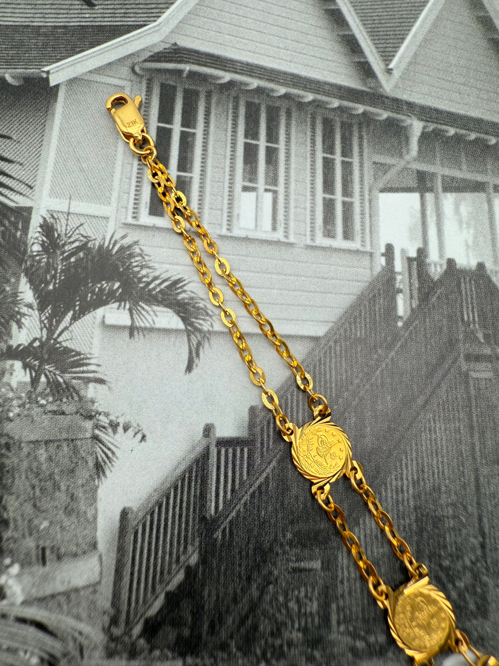 The Aureus Coin Bracelet