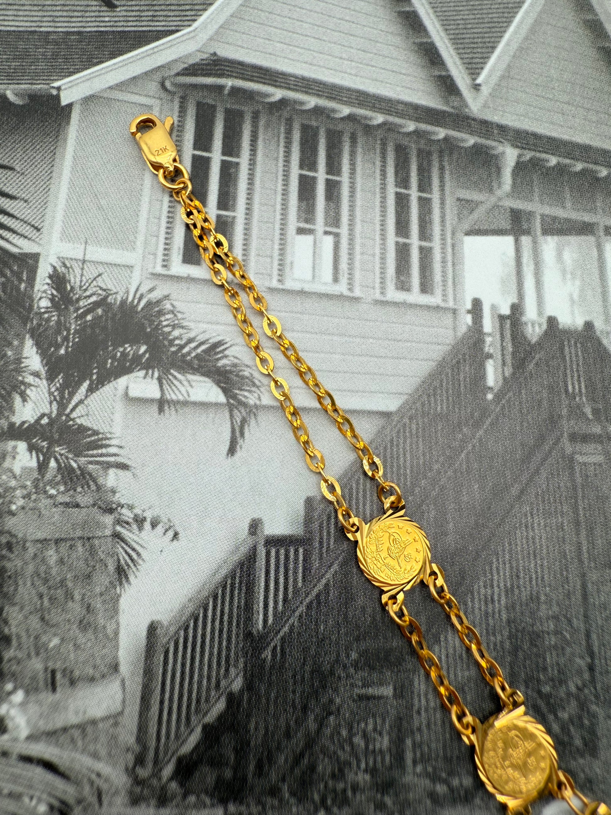 The Aureus Coin Bracelet