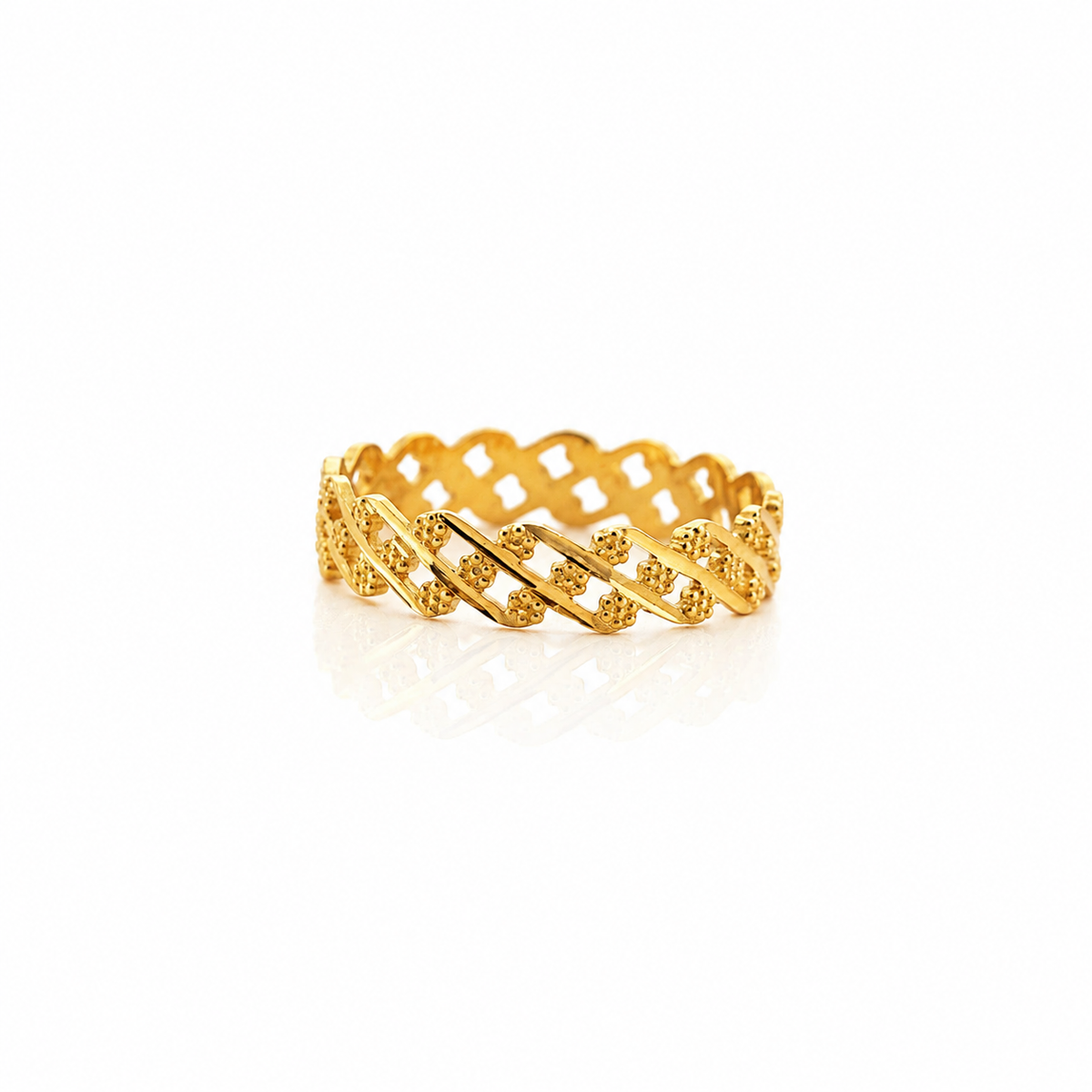 The Verona Weave Ring (Slim Edition)