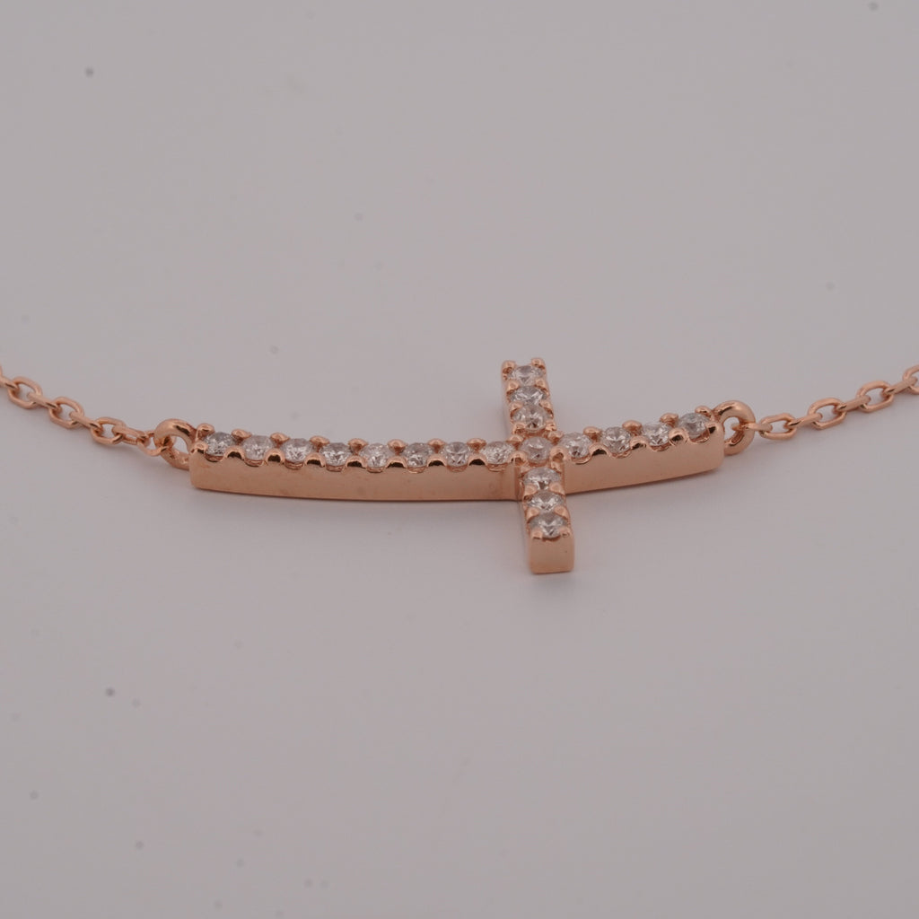The Diamond Cross Bracelet