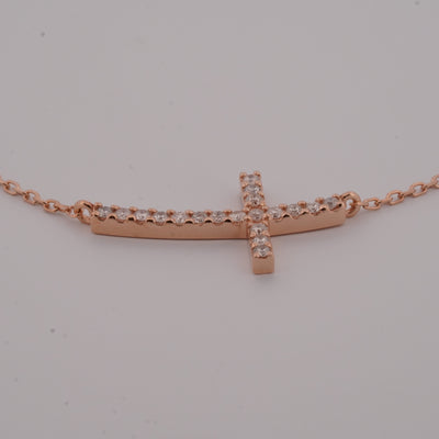 The Diamond Cross Bracelet