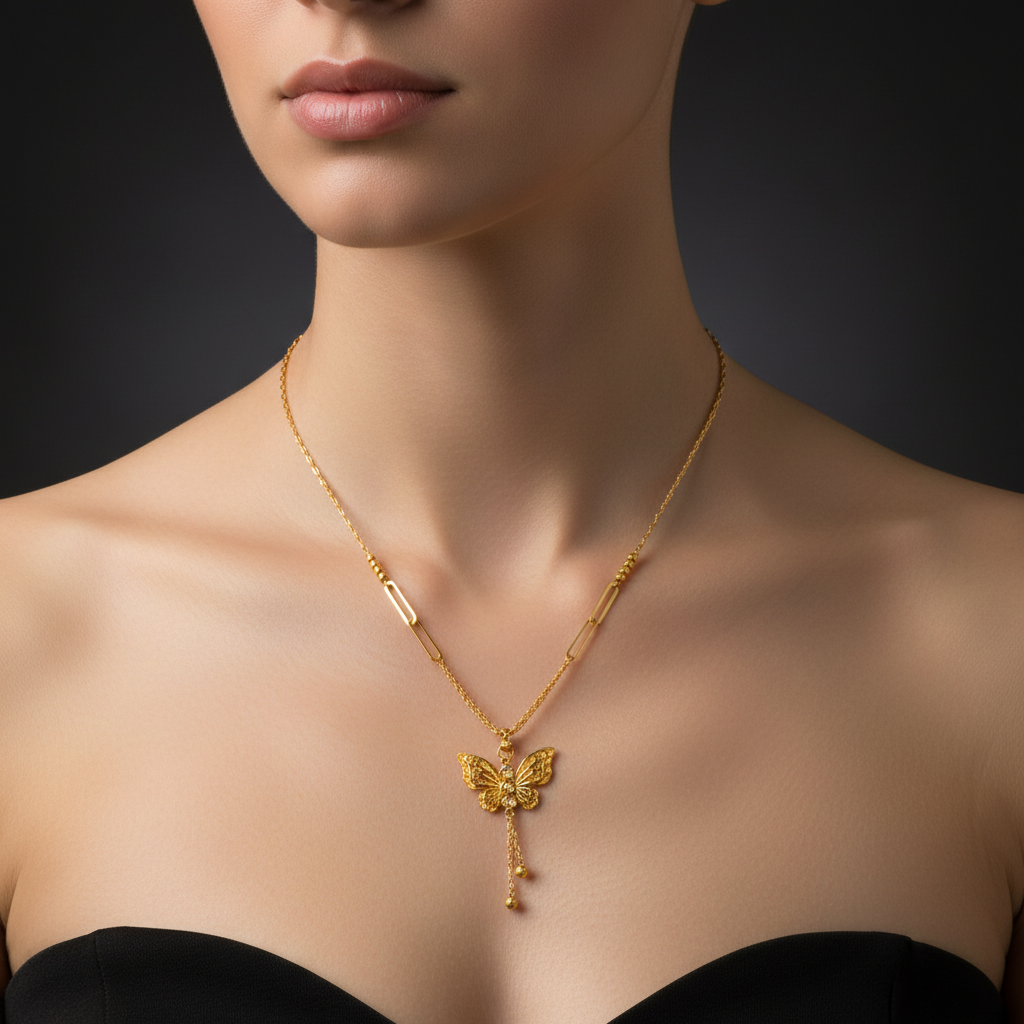 The Aurelia Butterfly Necklace