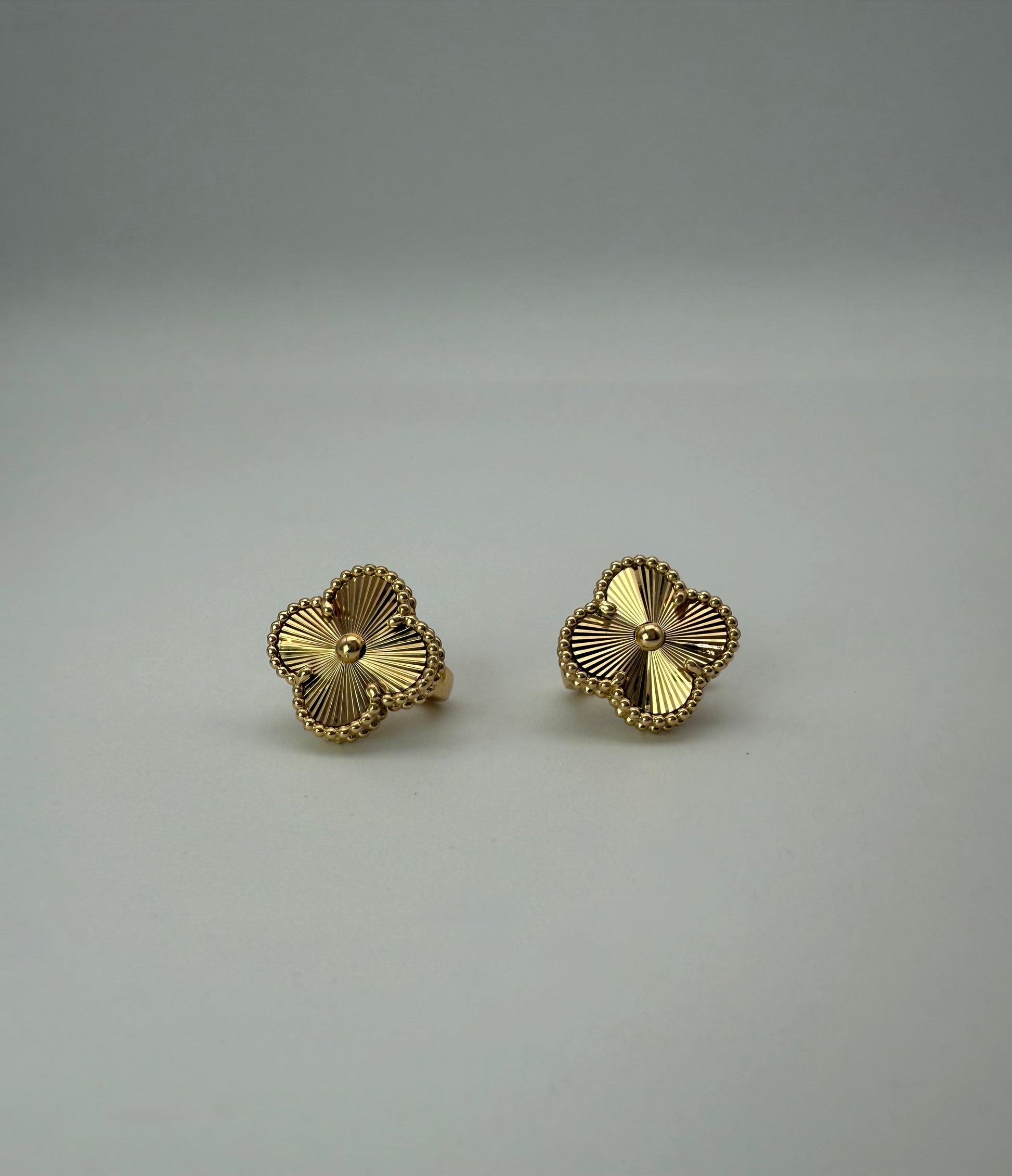 The Fleur Studs — French Clip