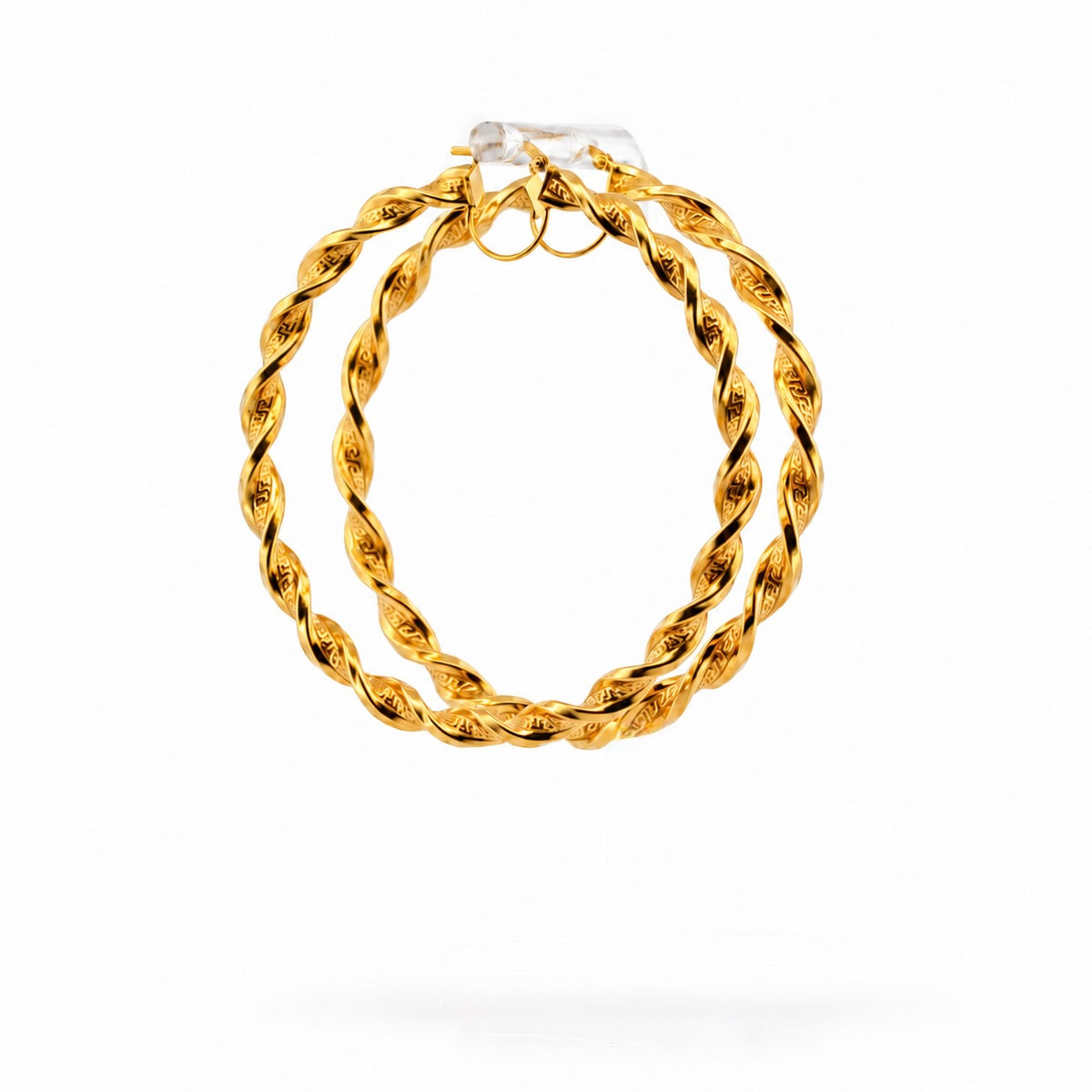 The Aurelio Hoops 10k yellow gold earrings