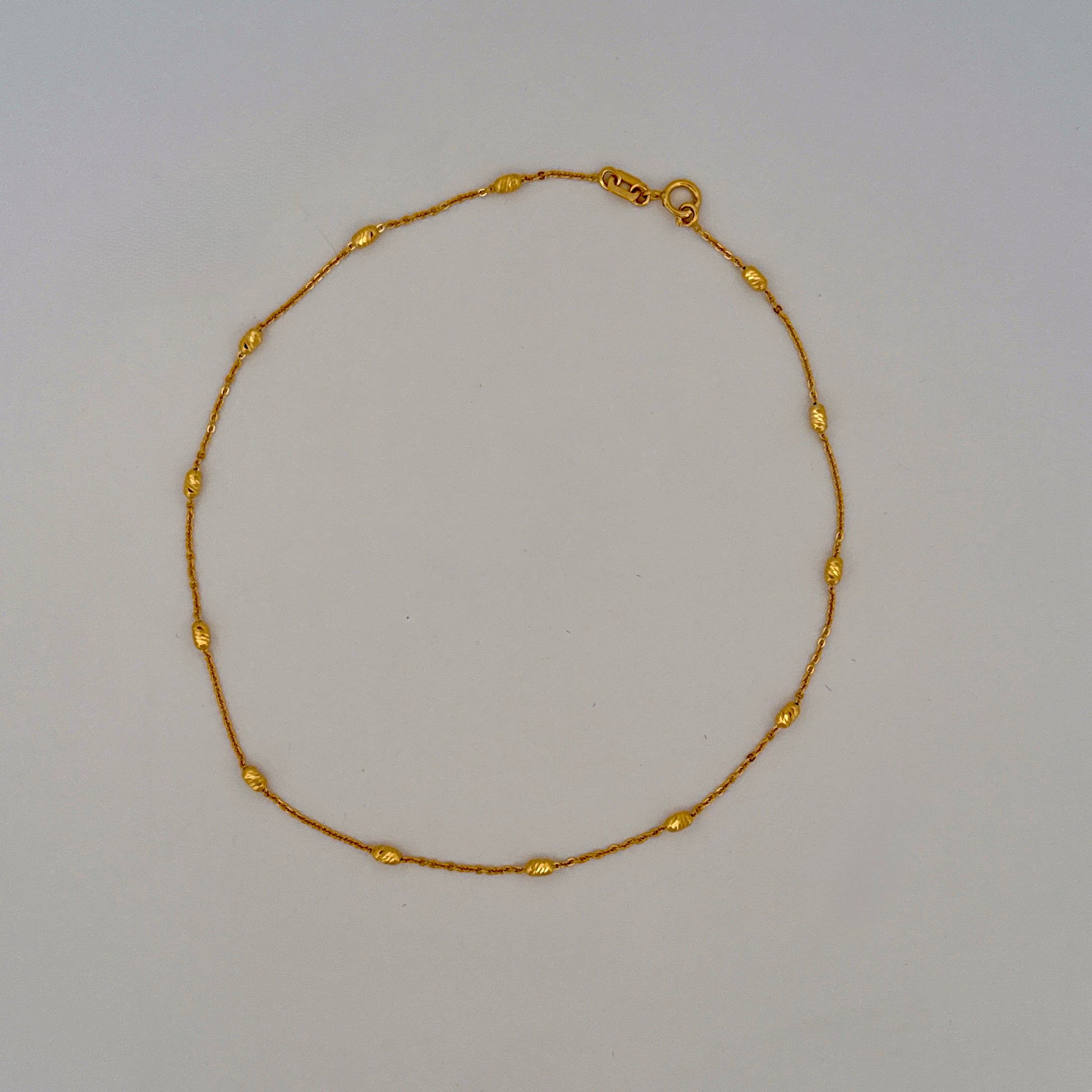 The Solis Bead Anklet