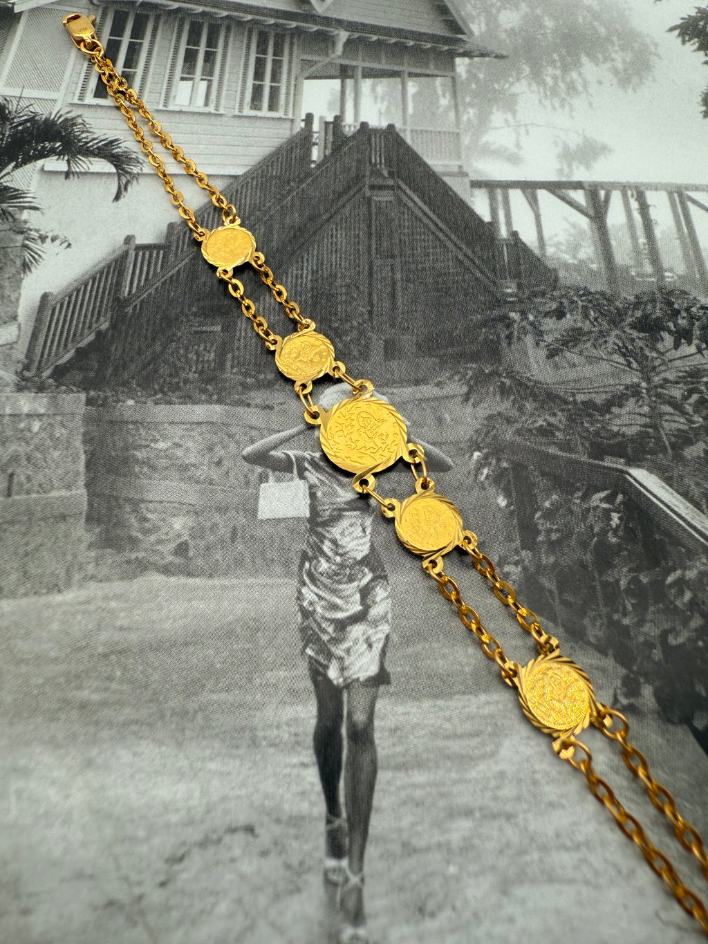 The Aureus Coin Bracelet