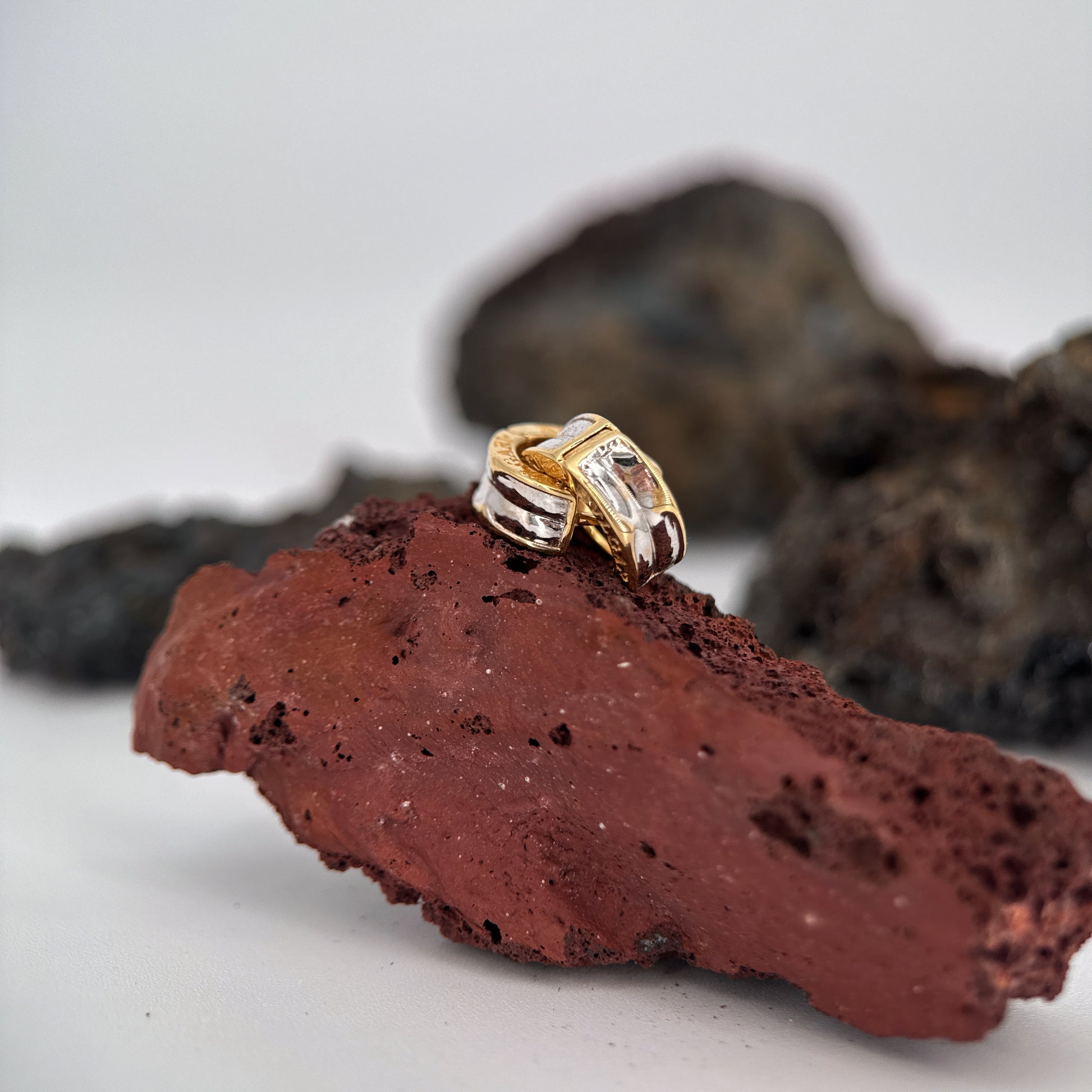 The Virella Two-Tone Hoops