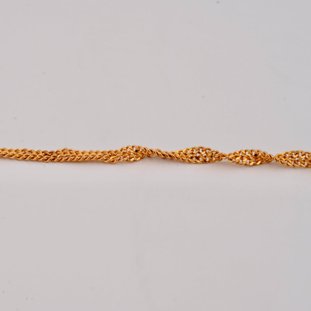 The Twisted Chain Anklet