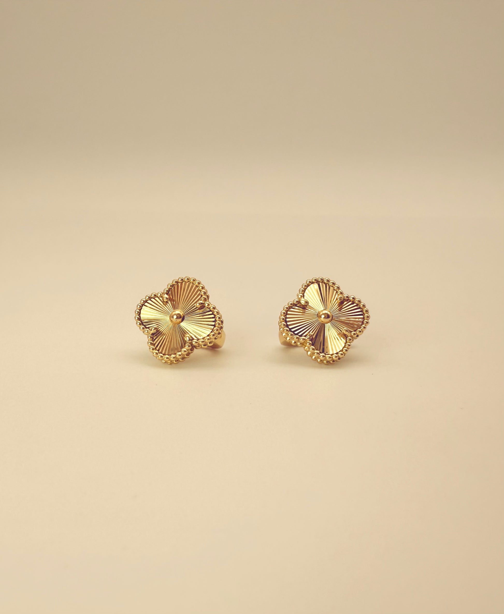 The Fleur Studs — French Clip