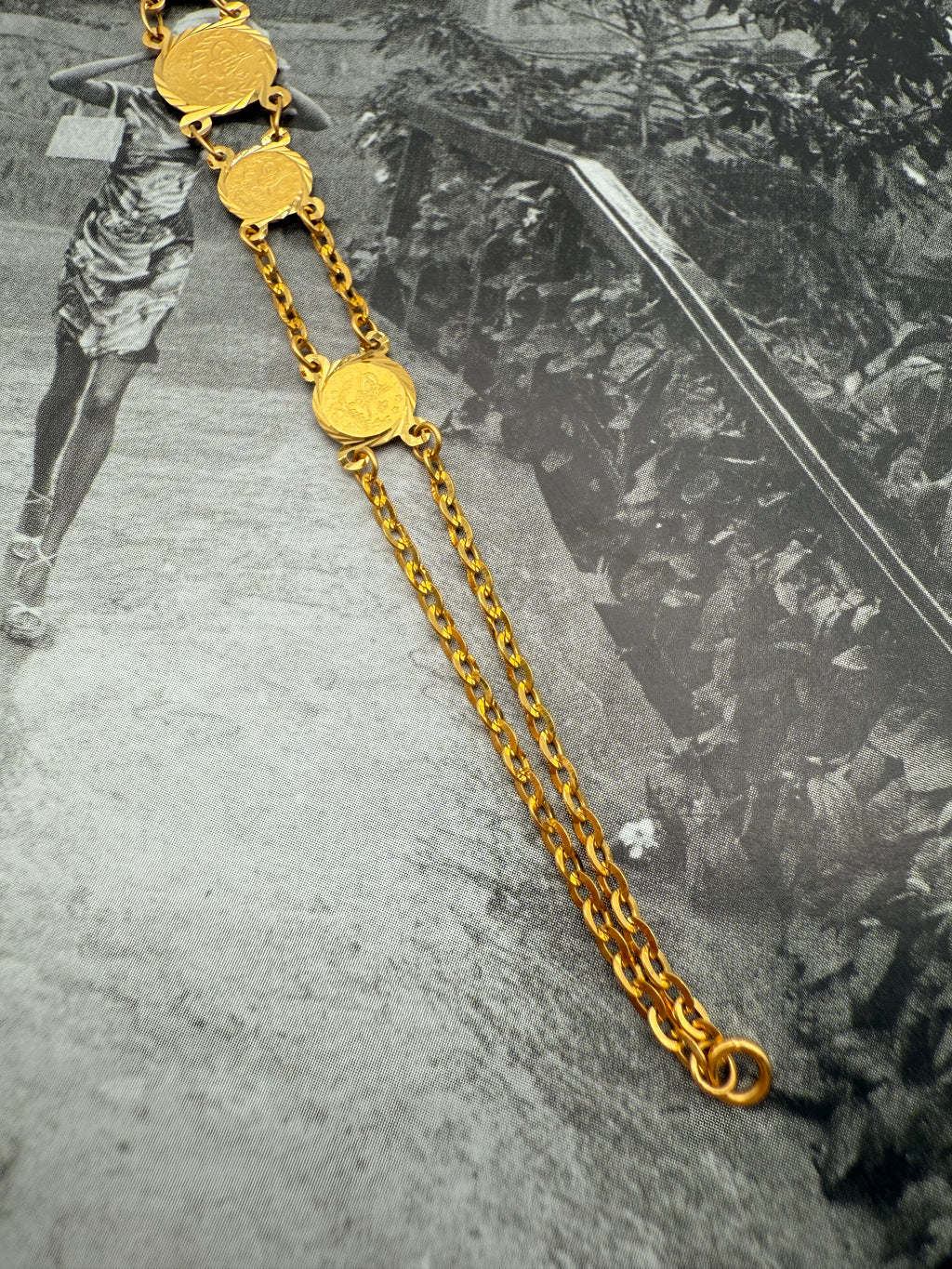 The Aureus Coin Bracelet
