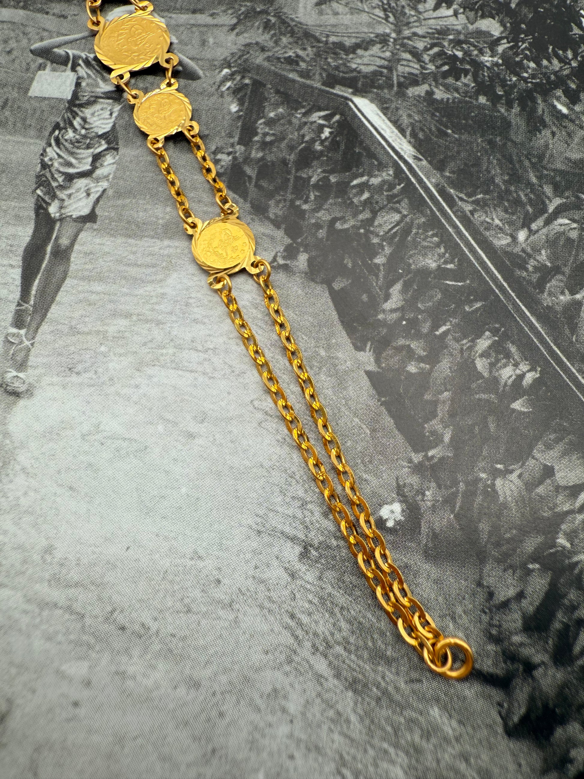 The Aureus Coin Bracelet