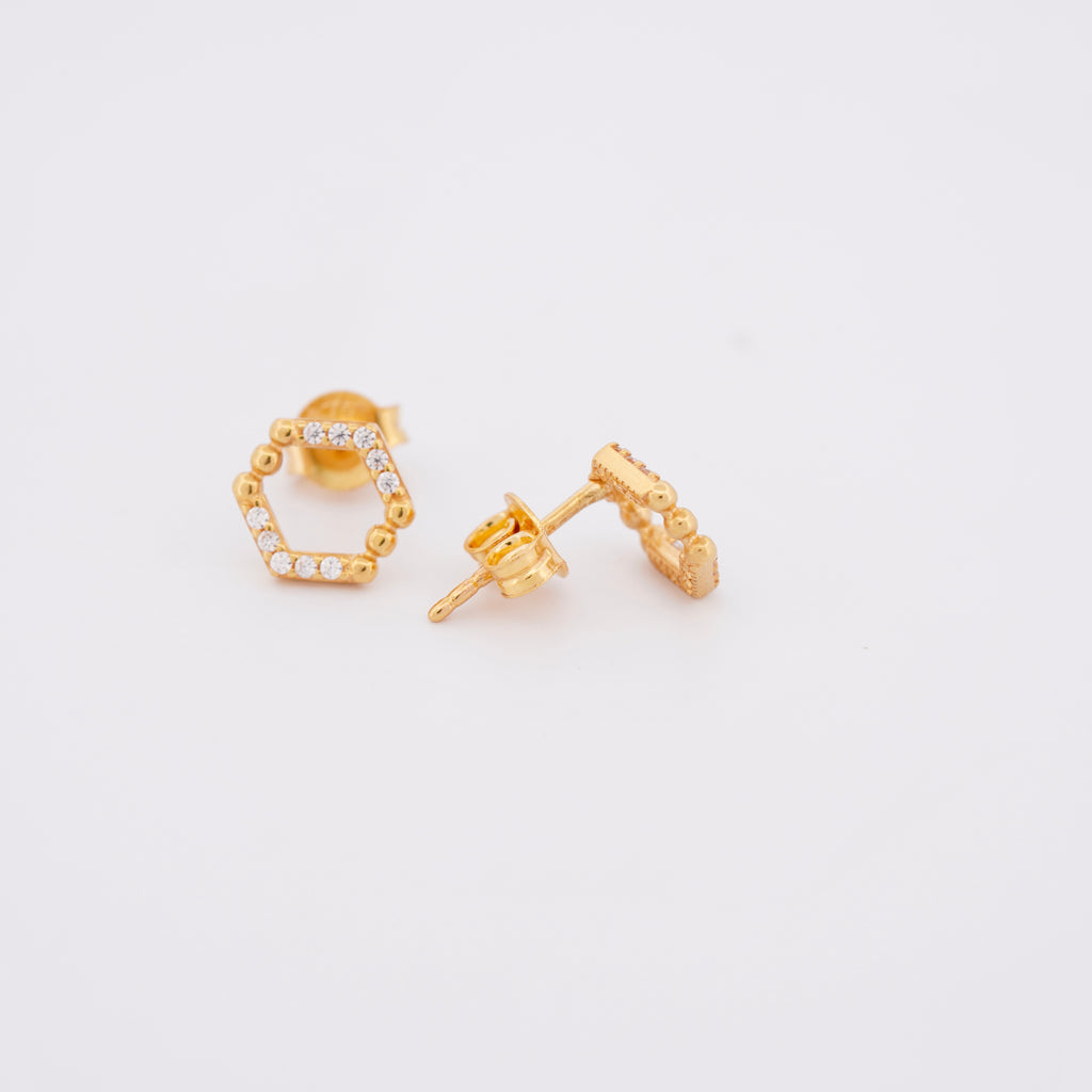 The Hexagon Earrings