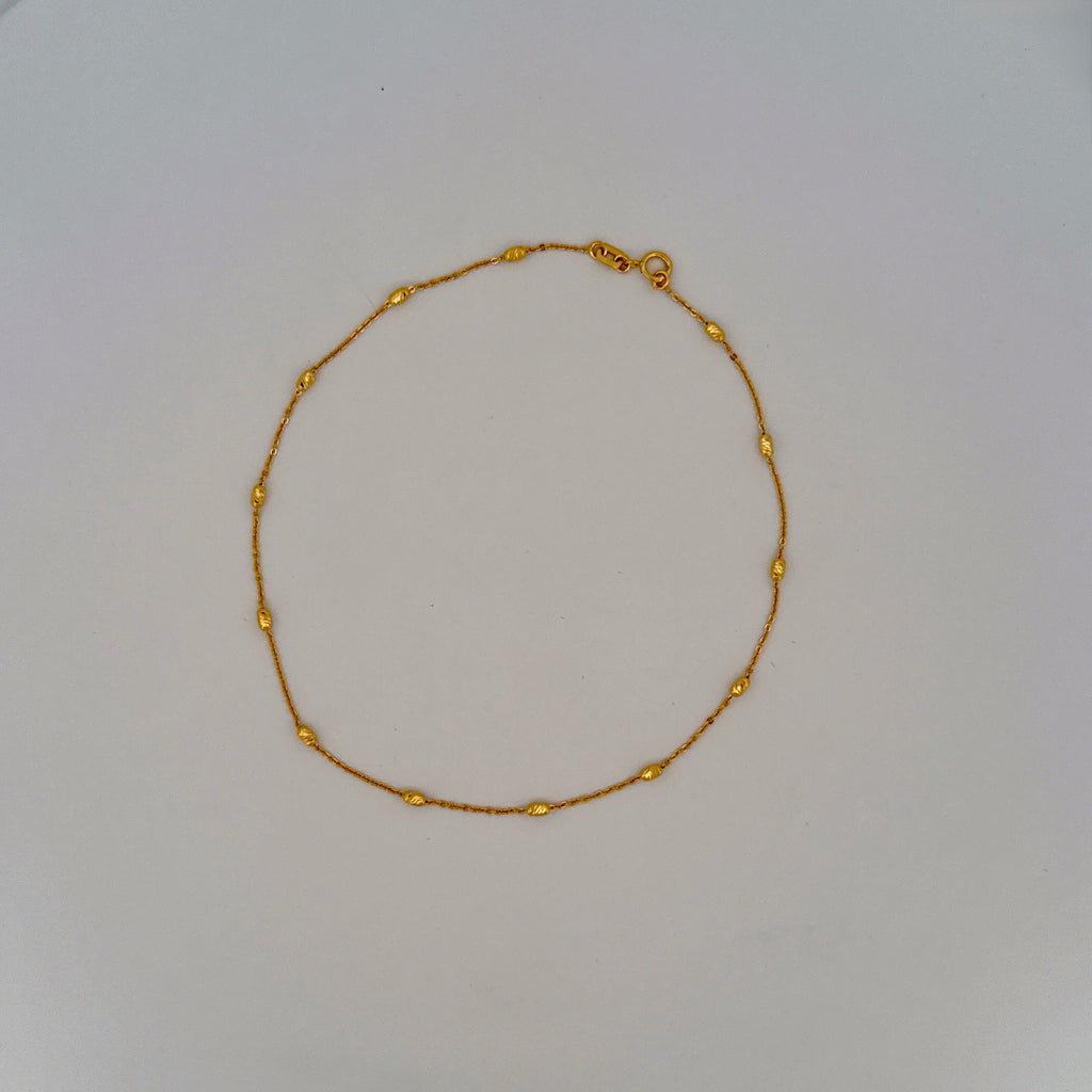 The Solis Bead Anklet