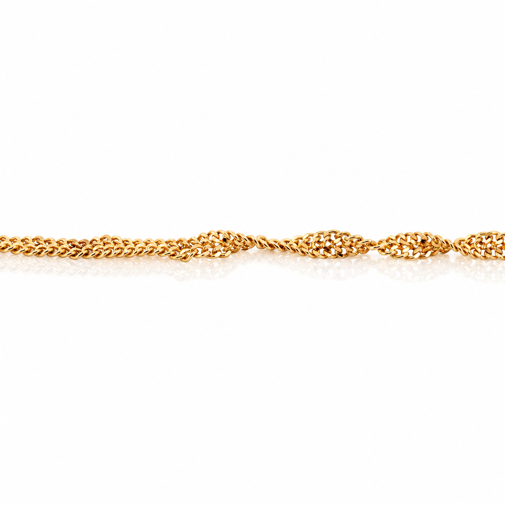 The Twisted Chain Anklet