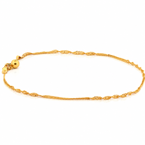 The Twisted Chain Anklet