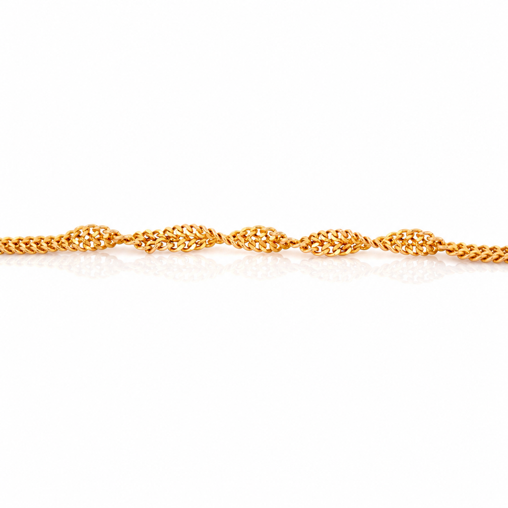 The Twisted Chain Anklet