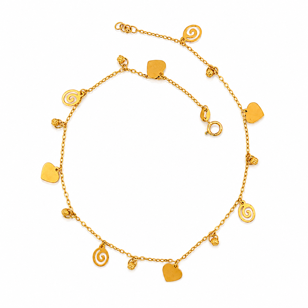 The Amore Spiral Anklet