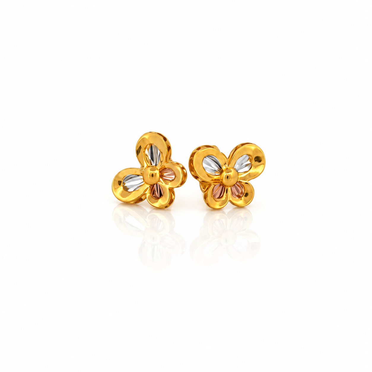 The Tricolor Bloom Earrings