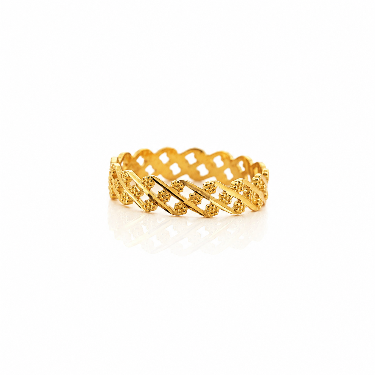 The Verona Weave Ring (Slim Edition)