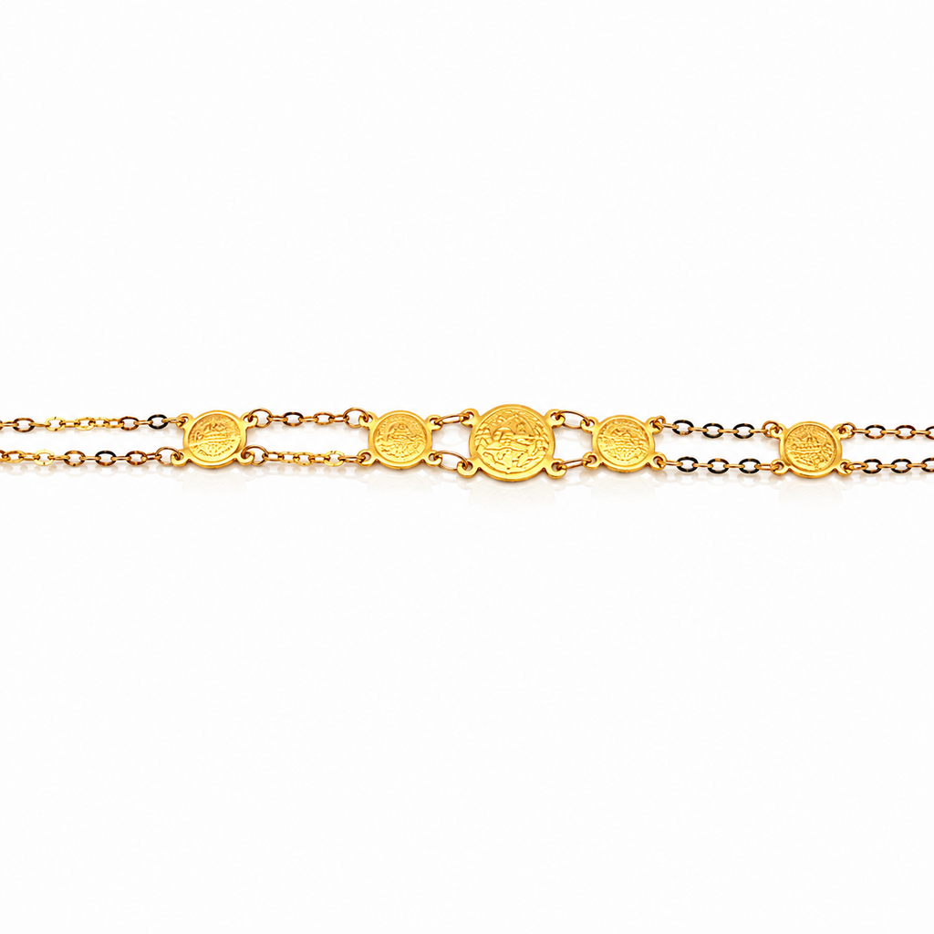 The Aureus Coin Bracelet