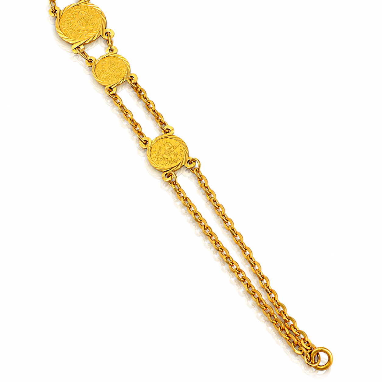 The Aureus Coin Bracelet