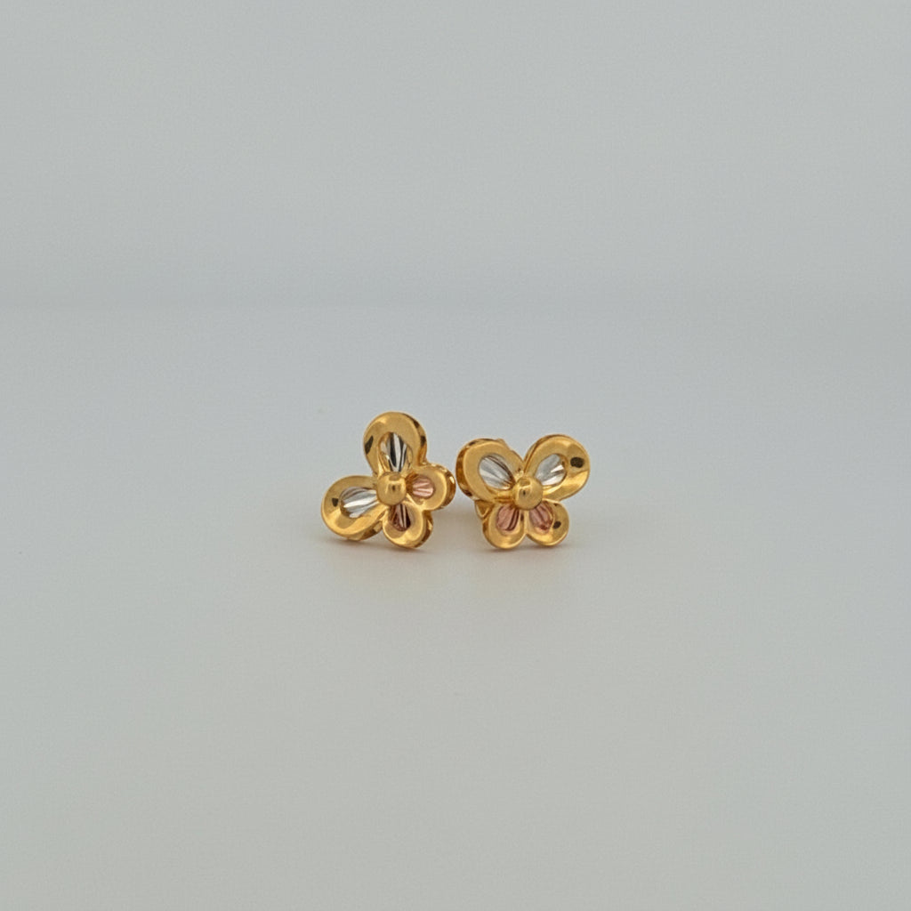 Tricolor Bloom Earrings