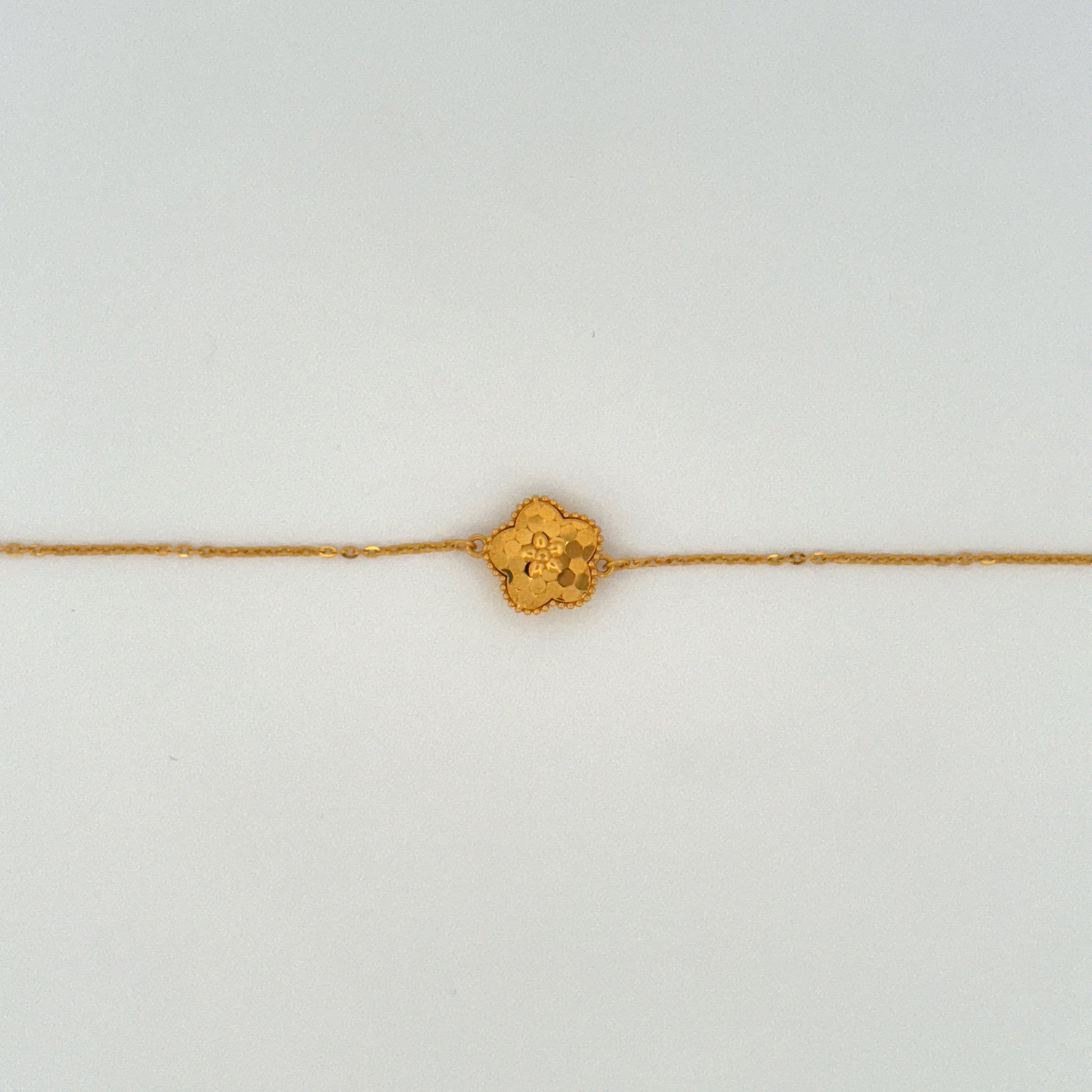 The Petite Clover Line Bracelet