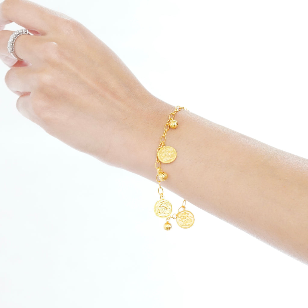 The Coin & Bead Bracelet