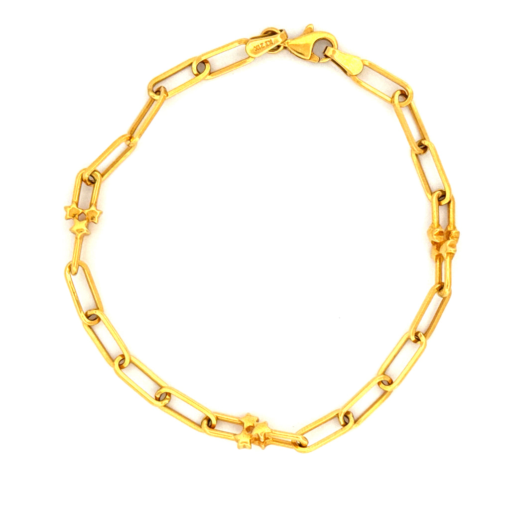 The Celeste Paperclip Bracelet