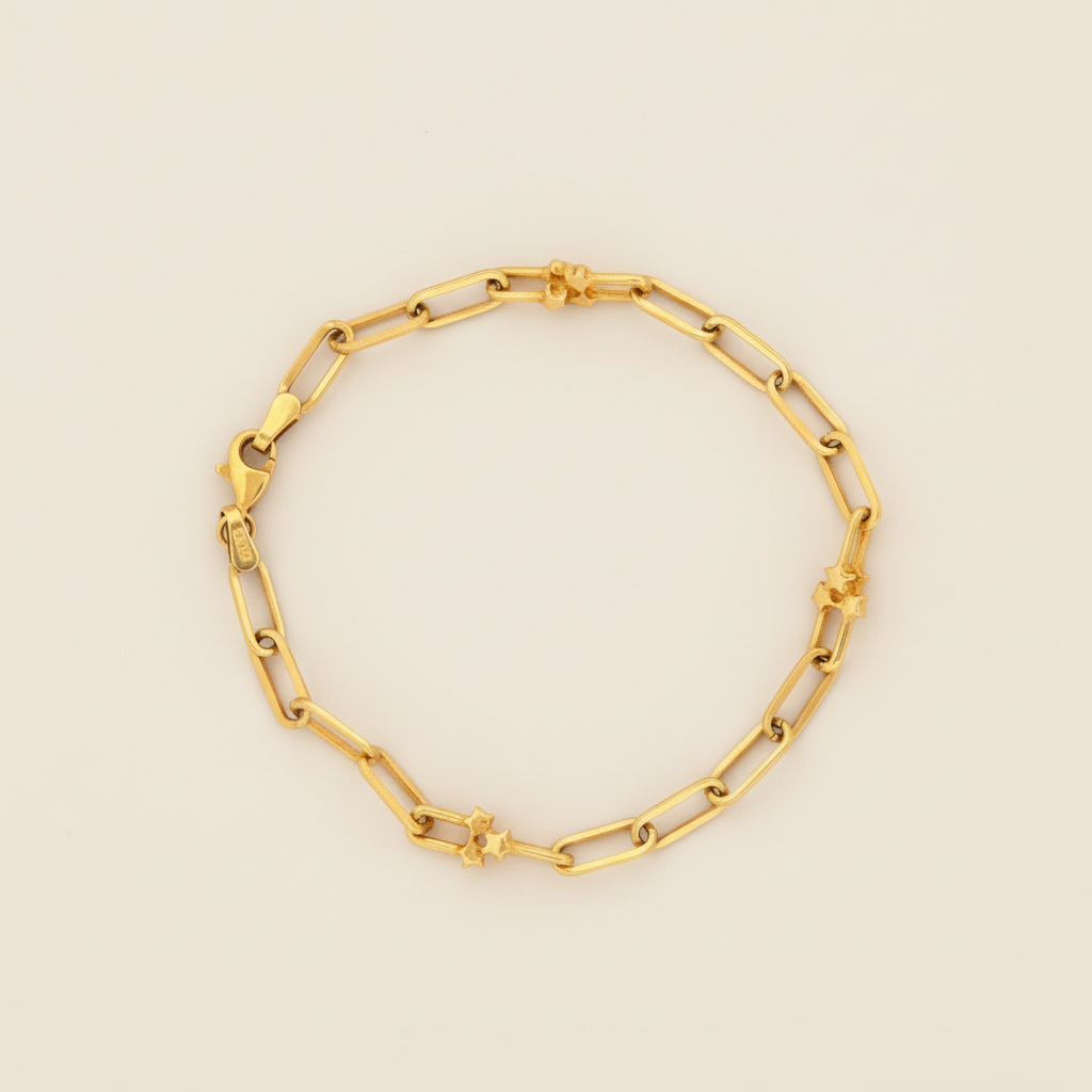 The Celeste Paperclip Bracelet