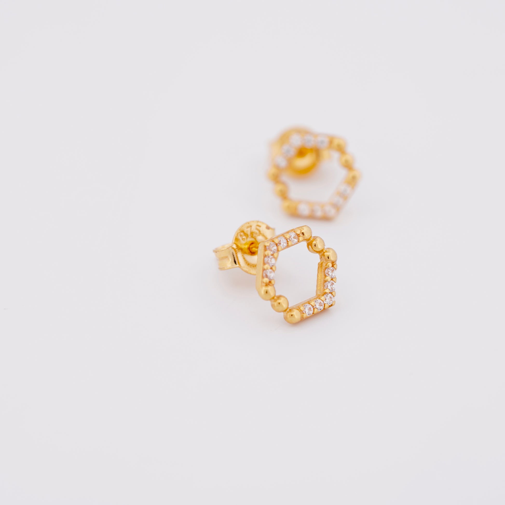 The Hexagon Earrings