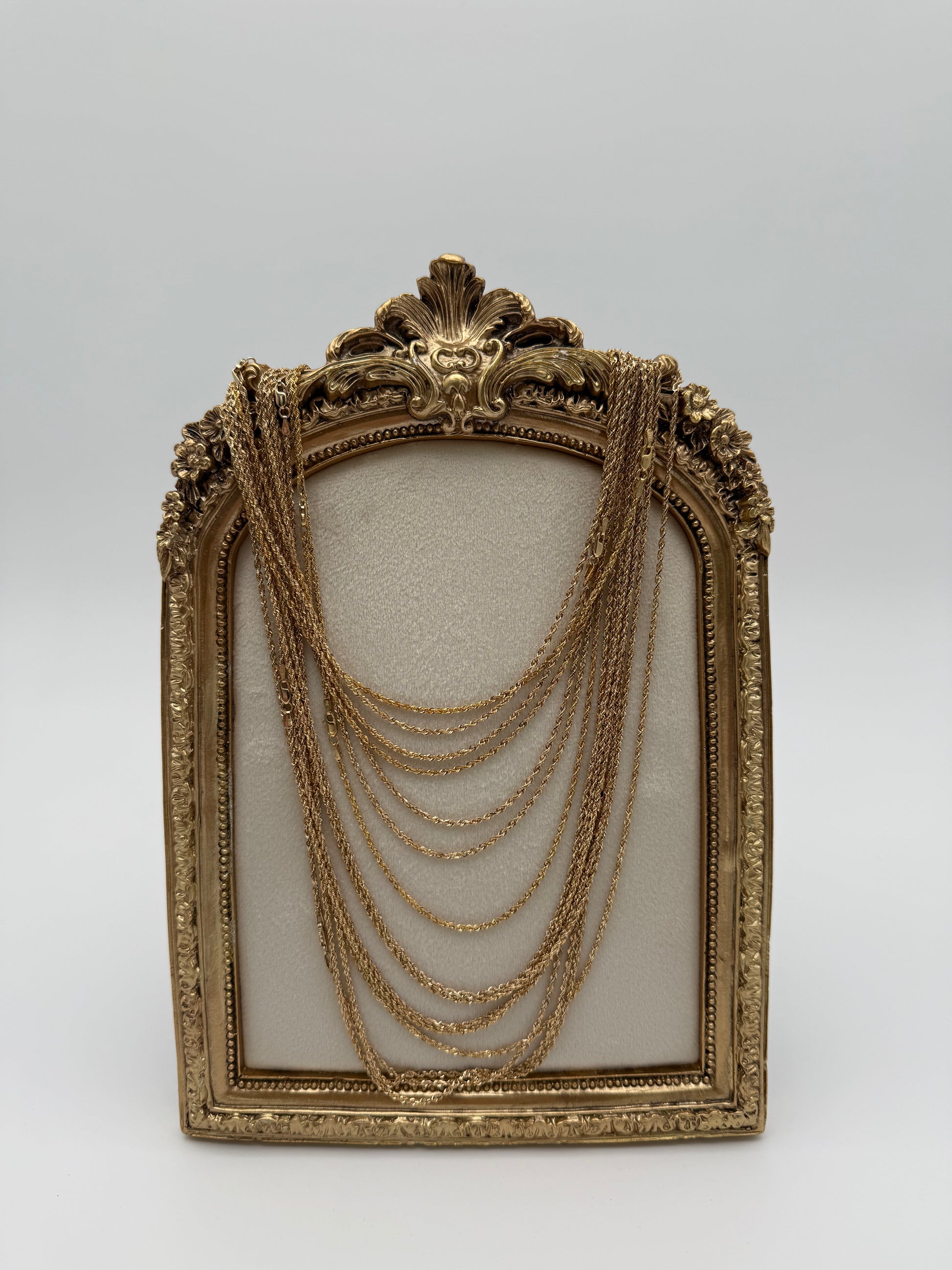 Solid 10K Rope Chain