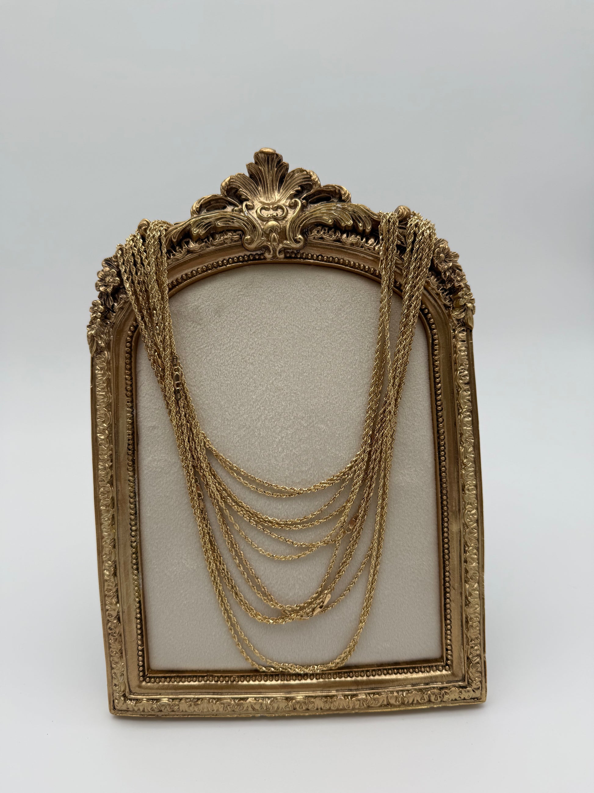 Solid 10K Rope Chain