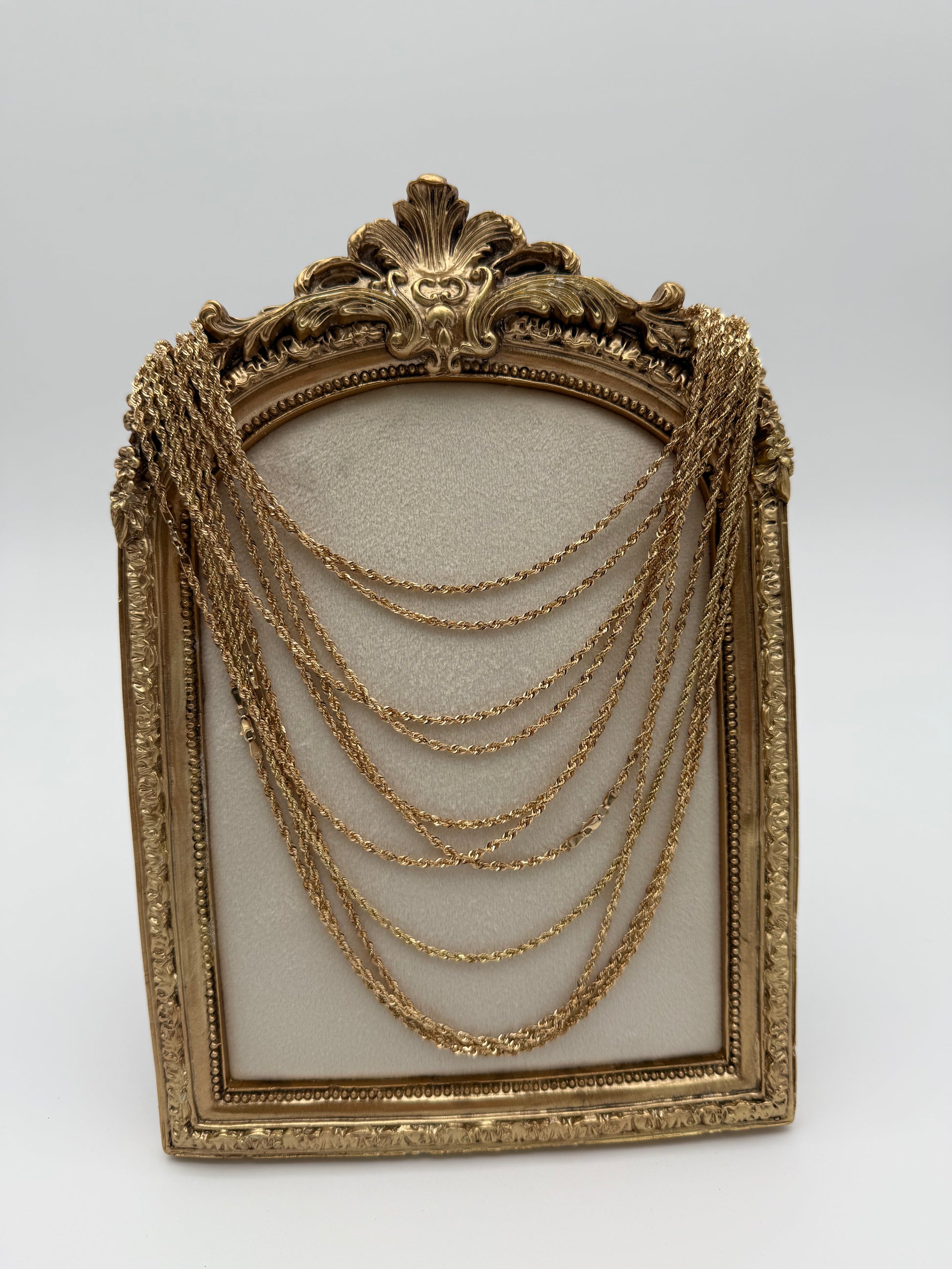 Solid 10K Rope Chain